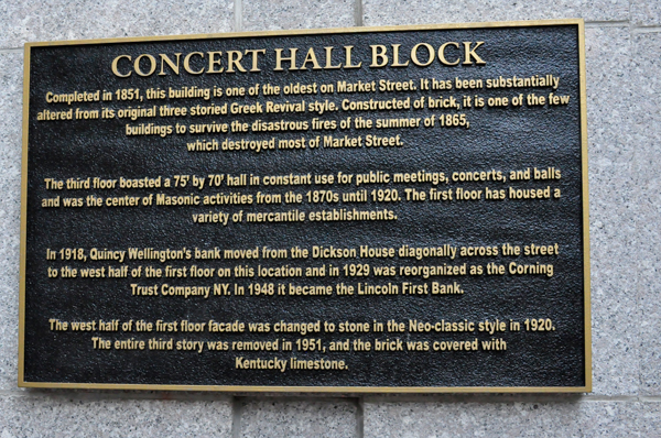 Concert Hall Block sign